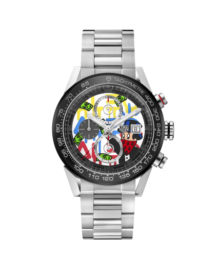 TAG Heuer Carrera Calibre Heuer 01 43 Stainless Steel / Black Ceramic / Alec Monopoly